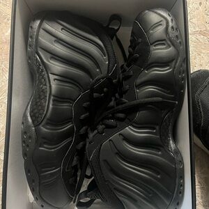 Nike Black Athletic Foamposite Shoes